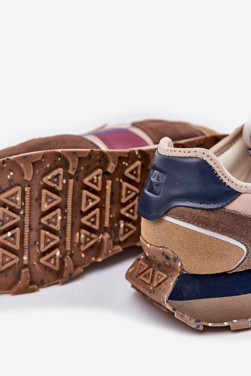 Замшеві Чоловічі Кросівки На Платформі Big Star RR174475 Hi-Poly System Бежеві