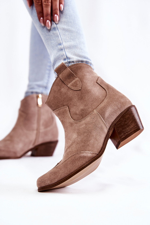 Жіночі ботильйони Spitz Lewski Shoes 3236 Cappucino