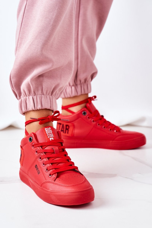 Жіноче утеплене спортивне взуття Big Star EE274354 Red