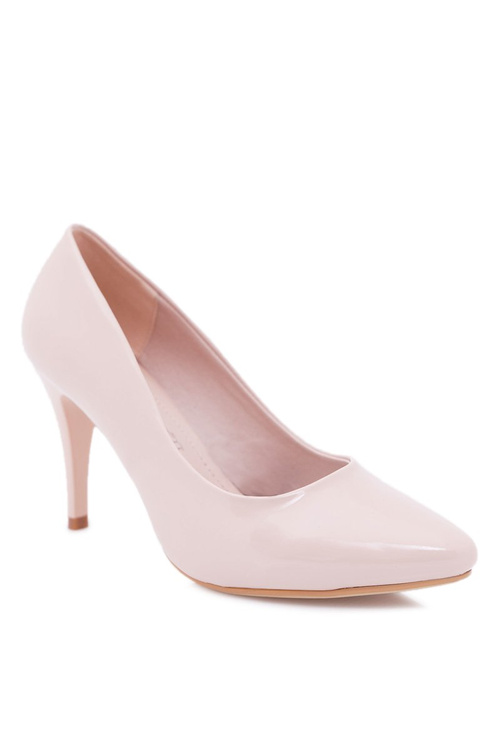 Жіночі лаковані бежеві туфлі Greca від Sergio Leone