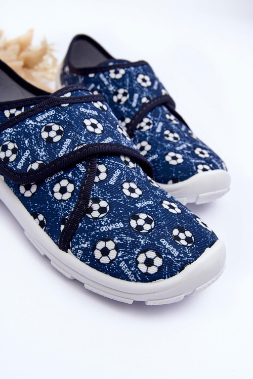 Тапочки для хлопчика М'ячі Befado 974Y509 Сині
