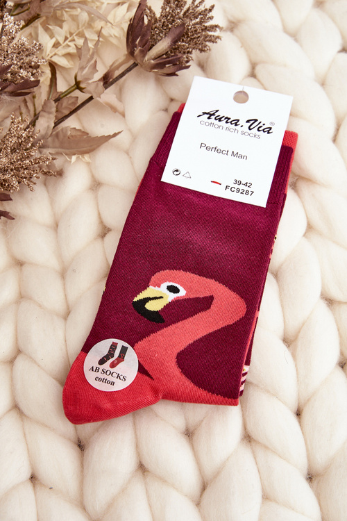 Чоловічі шкарпетки Not A Pair Flamingo Dark Pink