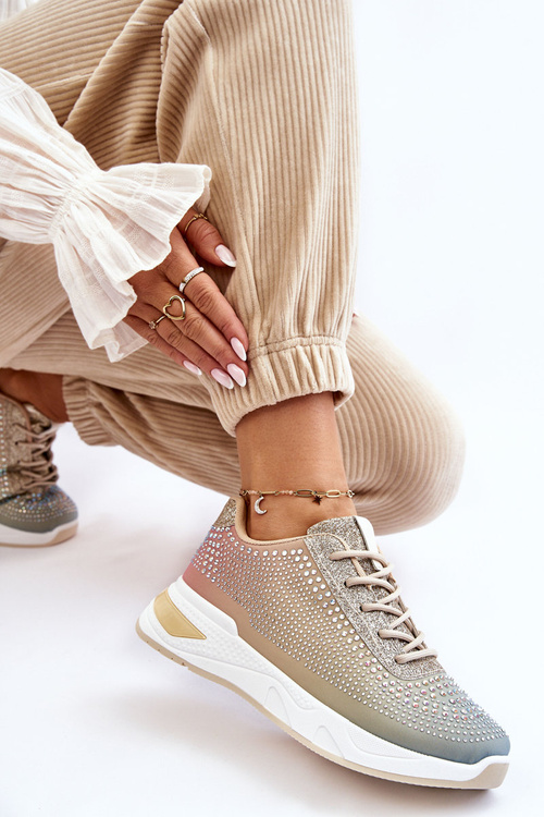 Жіночі кросівки з цирконами різнокольоровий Raiden