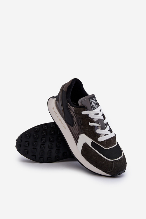 Чоловічі спортивні кросівки з системою Memory Foam Big Star NN174347 Чорні