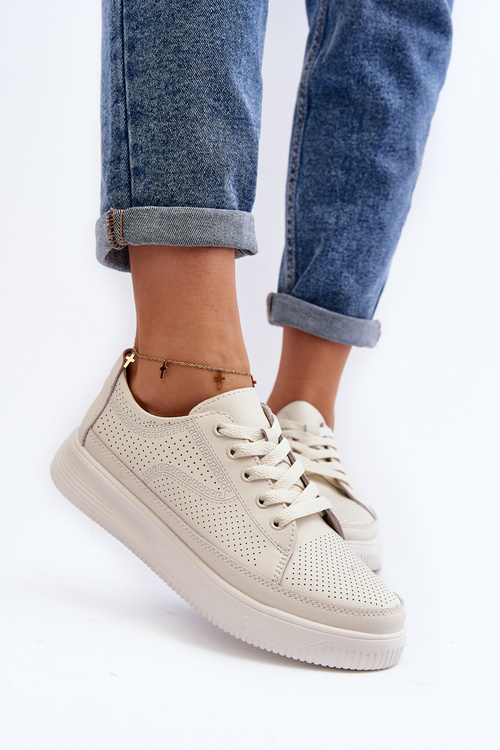 Жіноче шкіряне спортивне взуття Кросівки білі Failla