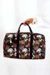 Велика дорожня сумка NOBO M3150-CM20 Flowers чорна