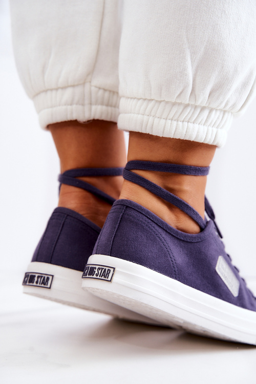 Класичні жіночі кросівки BIG STAR JJ274494 Темно-сині