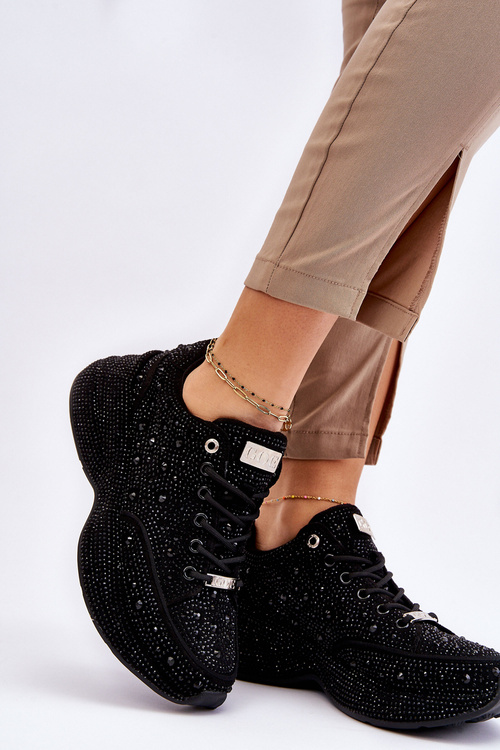 Жіночі кросівки на платформі GOE JJ2N4058 Чорні