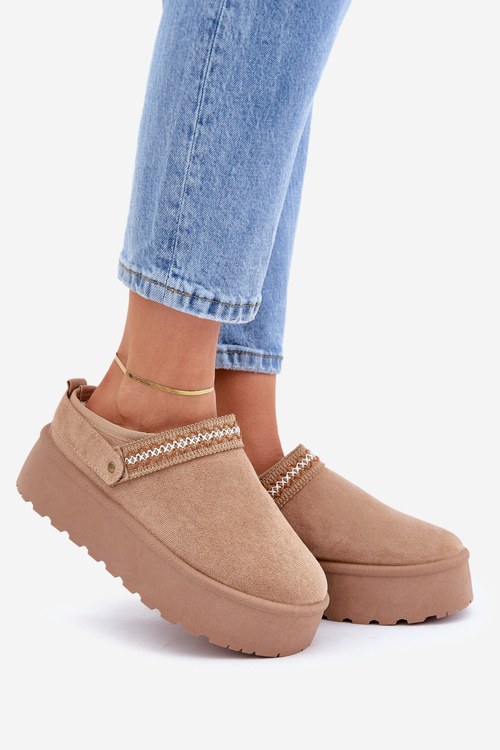 Снігоступи З Декоративною Вишивкою Бежеві Selithria