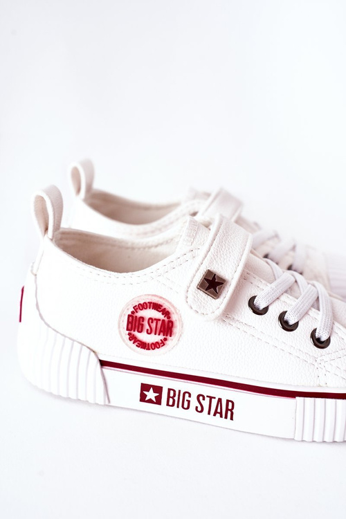 Дитячі шкіряні кросівки BIG STAR II374040 Білі