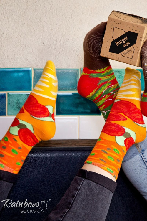 Шкарпетки Rainbow Socks Burger Vege 2 пари