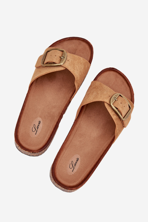 Жіночі Сандалі З Пряжкою На Корковій Платформі Camel Zavira