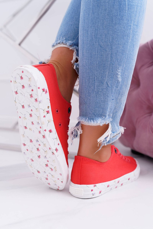 Жіночі низькі кросівки Big Star Red DD274709