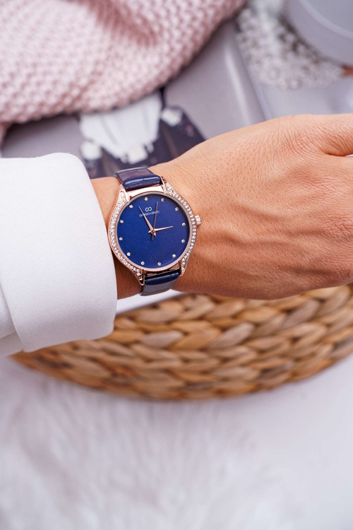 Жіночий годинник Giorgio & Dario з цирконами Navy Blue Prime
