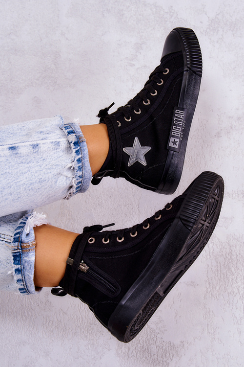 Класичні високі кросівки Big Star JJ274380 Чорні