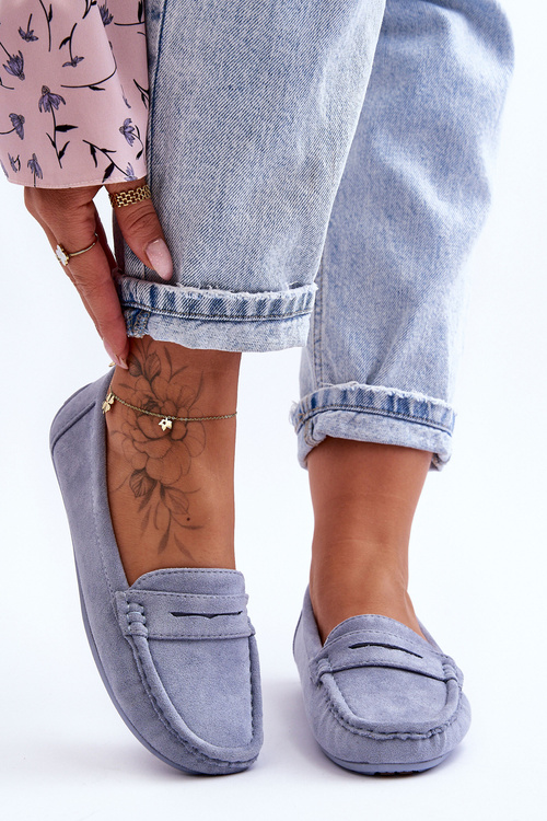 Жіночі замшеві мокасини Blue Lenvie