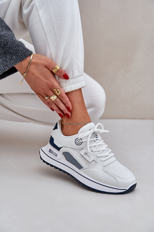 Спортивне Взуття Кросівки Жіночі Big Star NN274A103 HI-POLY SYSTEM Біло-Морський