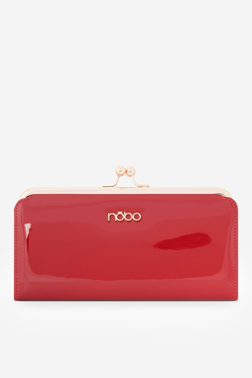 Жіночий гаманець лакований великий Nobo NPUR-LR0061-C005 червоний