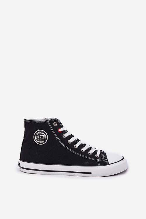 Текстильні Чоловічі Кросівки Big Star NN174304 HI-POLY SYSTEM Чорні