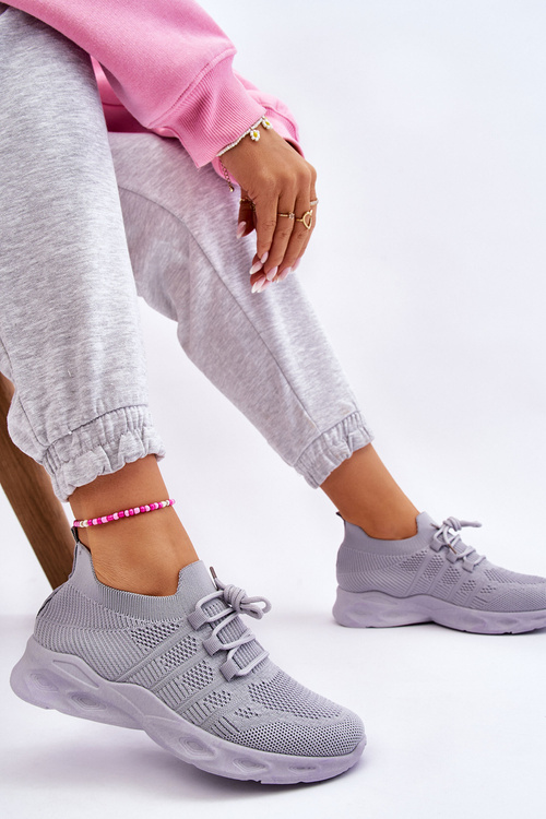 Жіноче спортивне взуття без шнурівки Grey Ellison