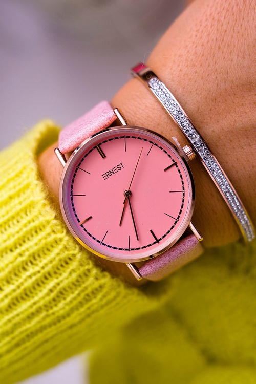 Жіночий годинник Ernest Pink Belven