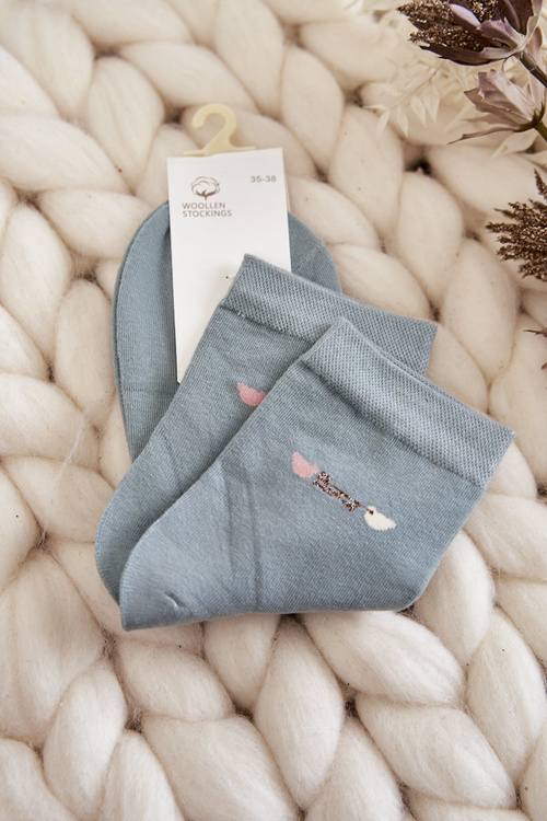 Жіночі однотонні бавовняні шкарпетки Cosas зелені