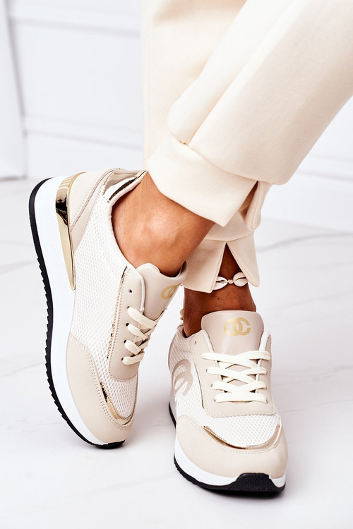 Жіноче спортивне взуття Кросівки Бежеві Under Control