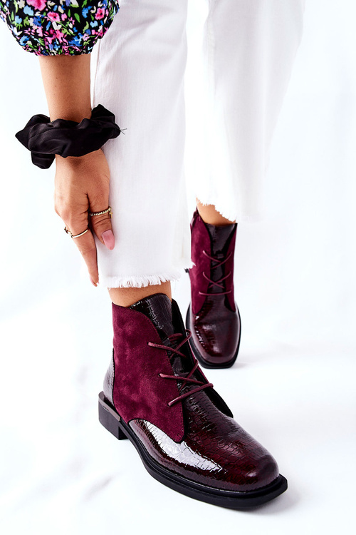 Чоботи жіночі замшеві Sergio Leone BT401 Bordeaux