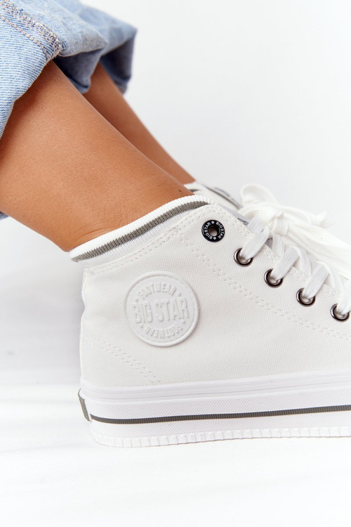Жіночі високі кросівки Big Star HH274149 Білі