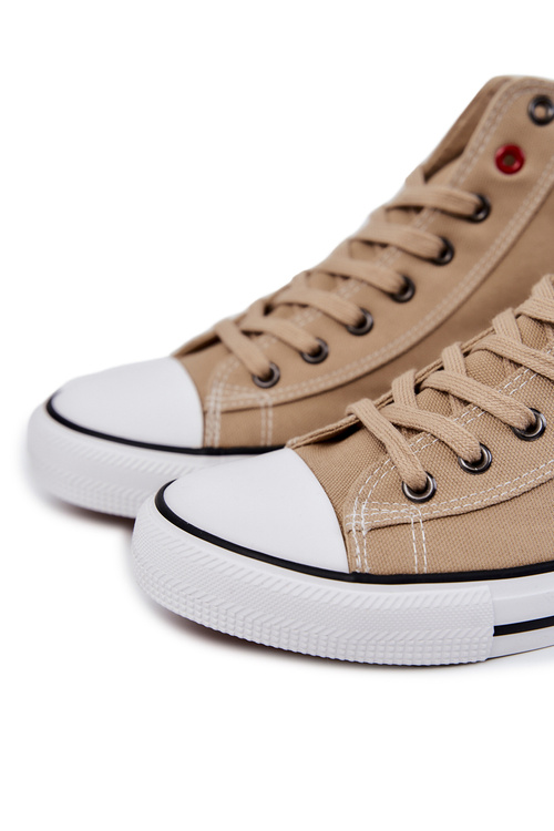 Чоловічі високі кросівки Big Star JJ174386 Бежеві