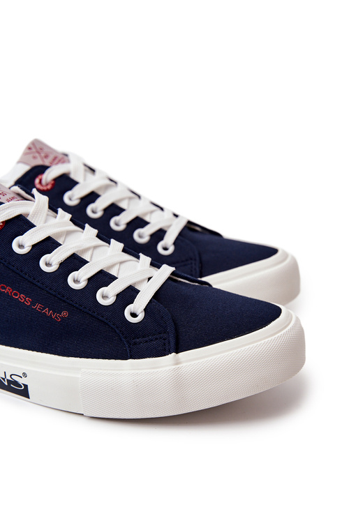 Модні класичні кросівки Cross Jeans JJ1R4028C Navy Blue