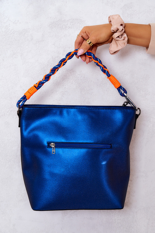 Класична шкіряна сумочка Nobo M1280-C012 Темно-синя