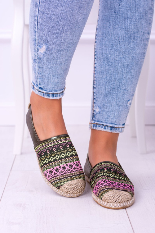 Зелені жіночі літні еспадрільї Lu Boo Aztek Monett