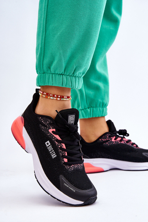 Модне спортивне взуття Memory Foam System Big Star LL274318 Чорний