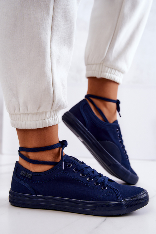 Жіночі низькі кросівки Big Star JJ274067 Темно-синій