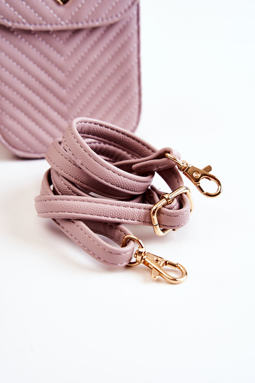 Елегантне стьобане портмоне Monnari ETUA040-014 Фіолетове