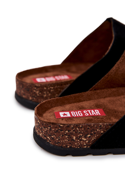 Чоловічі шльопанці на липучках Big Star JJ176001 Black