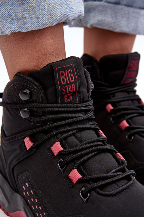 Чоловіче трекінгове взуття Trappers Memory Foam System Black Big Star MM274562