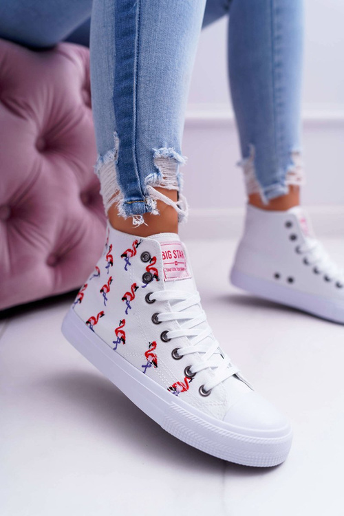 Жіночі високі кросівки Flamingo Big Star White DD274660