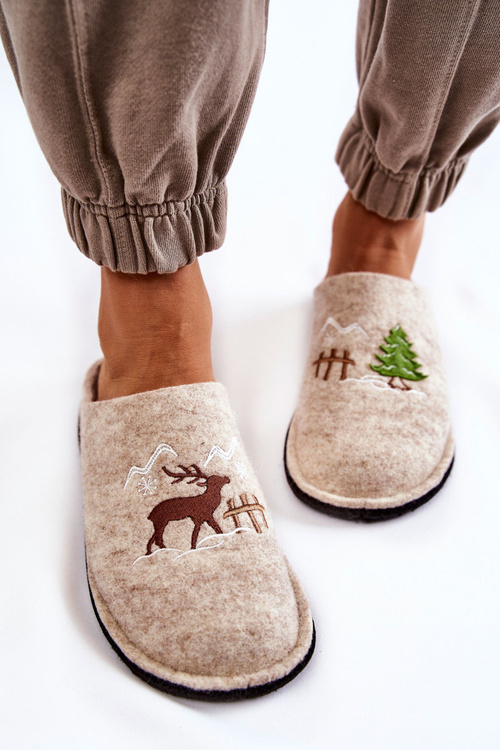 Домашні тапочки Big Star KK276016 Beige