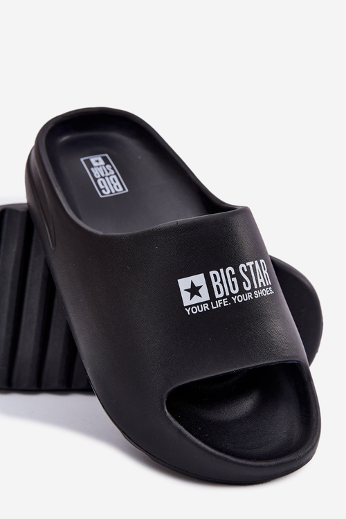 Пінні Чоловічі Сандалі З Логотипом Big Star RR174A012 Чорні