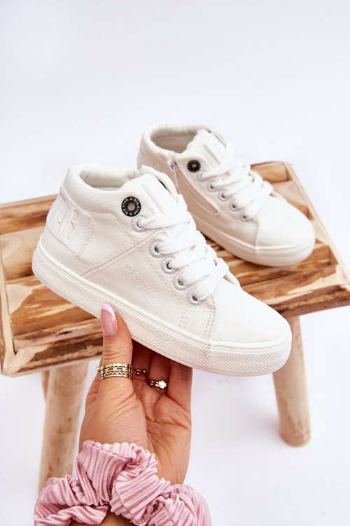 Дитячі класичні високі кросівки Big Star LL374002 Білі