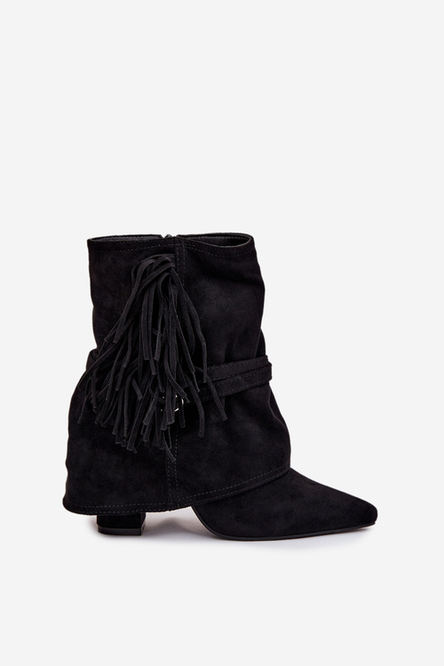 Жіночі Чоботи З Помпонами І Золотими Бляшками Evelisse