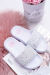 Дитячі молодіжні шльопанці Big Star White Brocade AA374086