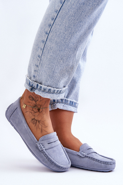 Жіночі замшеві мокасини Blue Lenvie