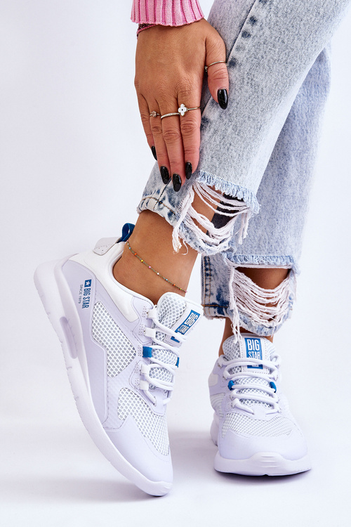Жіноче спортивне взуття Кросівки Big Star LL274373 Білі