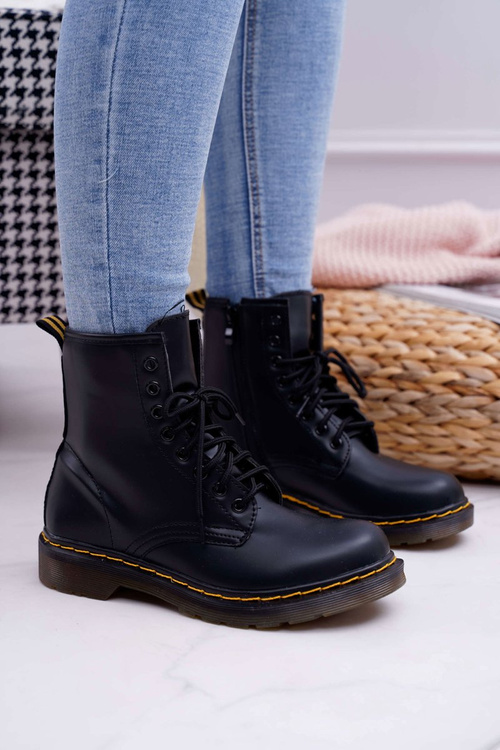 Жіночі черевики Trappers Glans Black Gangsta