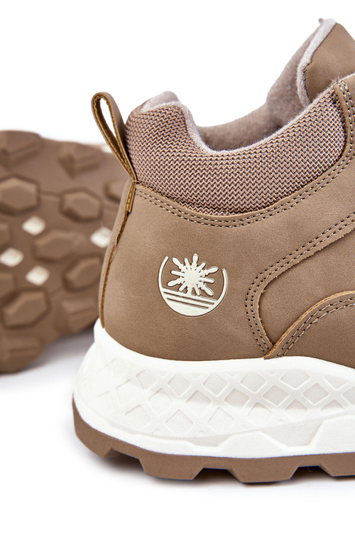 Чоловічі теплі трекінгові кросівки Trappers Beige Otto