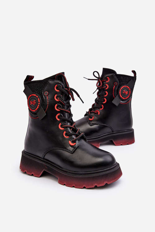 Дитячі утеплені черевики Trapper Black Askya