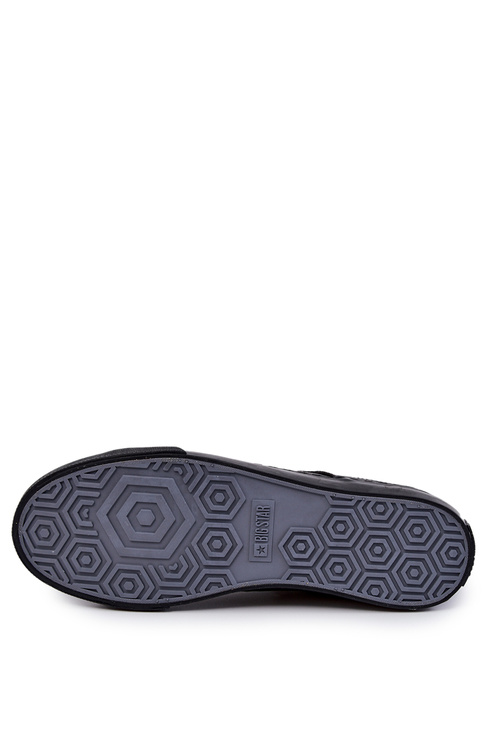 Шкіряні чоловічі кросівки Big Star JJ174108 Чорні